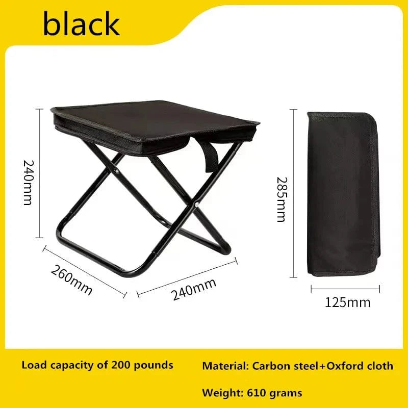 China China Portable multifunctional outdoor picnic camping folding chair, ultra light fishing stool, travel stool, fishing accessories