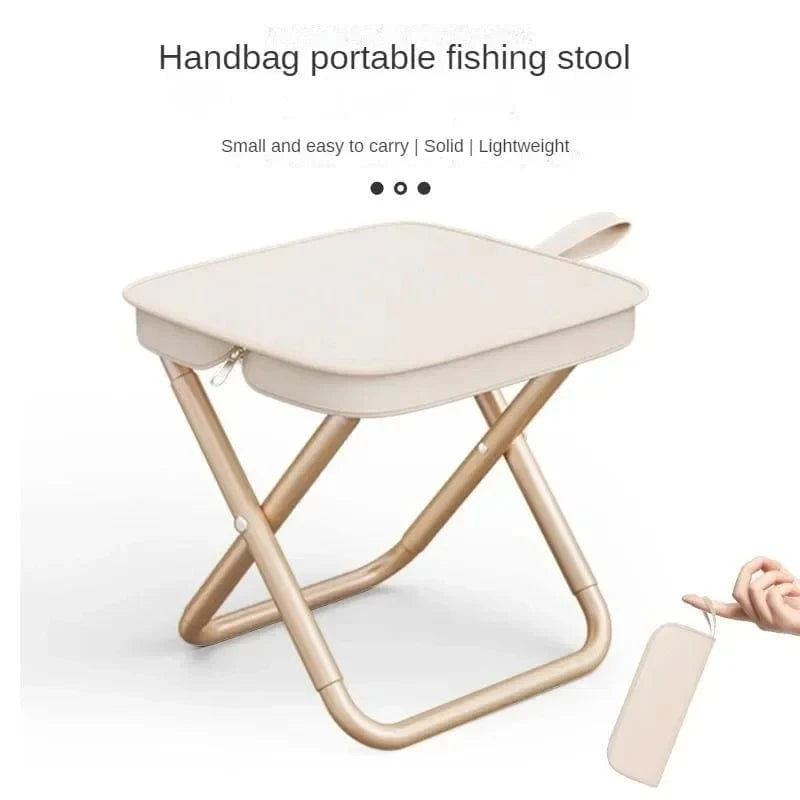 China China Portable multifunctional outdoor picnic camping folding chair, ultra light fishing stool, travel stool, fishing accessories