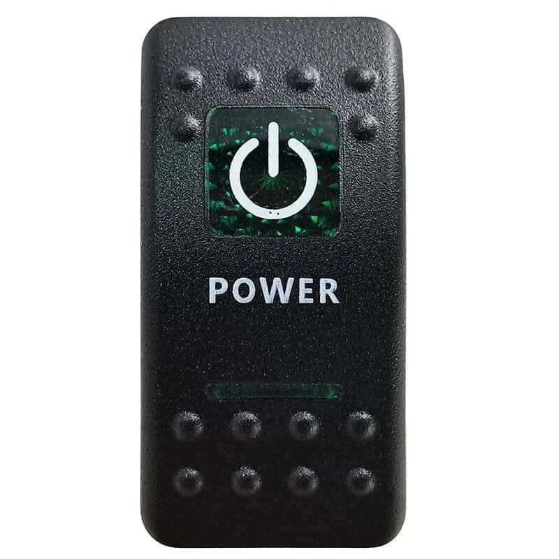 China China Power Green Led Light Bar Rocker Switch SPST 5Pins/DPDT 7Pins For Car Marine Boat IP68 NARVA Carling ARB Auto Parts Camper Replacement