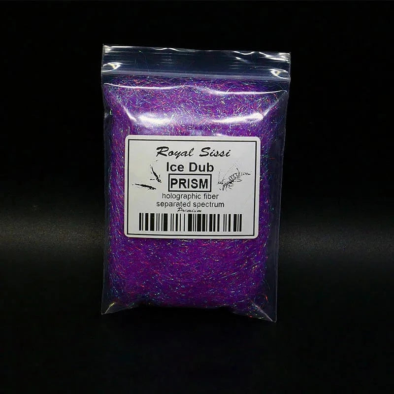China China prism purple 10 optional Colors Fly Tying prism ICE DUB sparkle crystal Living Fiber pearlescent ice dubbing nymph body&thorax Tying Material