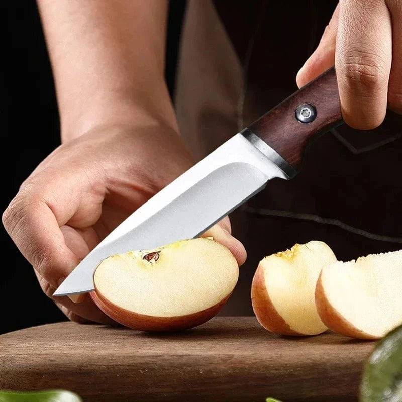 China China Professional Kitchen Knives Fruit Knife Stainless Steel Pocket Boning Knife Butcher Vegetable Slicing Meat Cleaver with Sheath