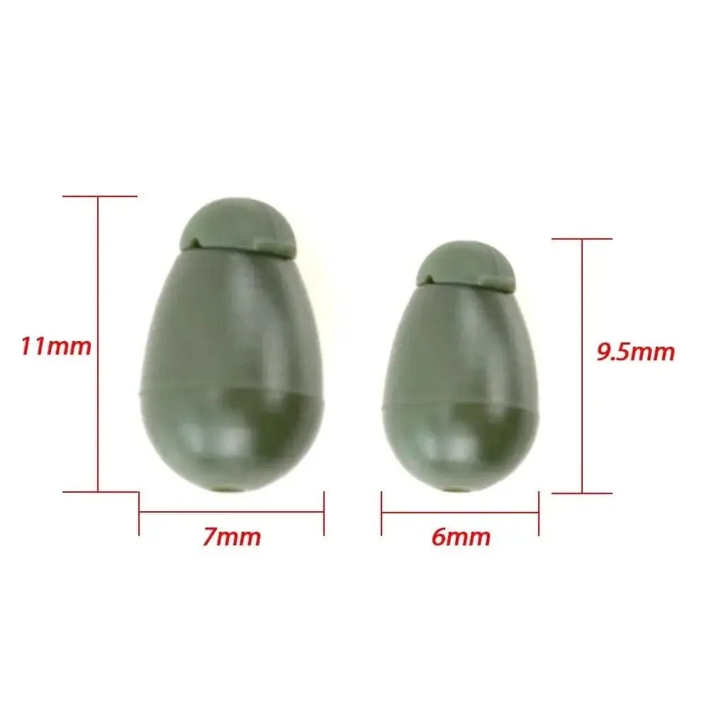 China China Quick Change Beads Carp Fishing Tackle Hook Links Method Feeders Accessories Pack of 25