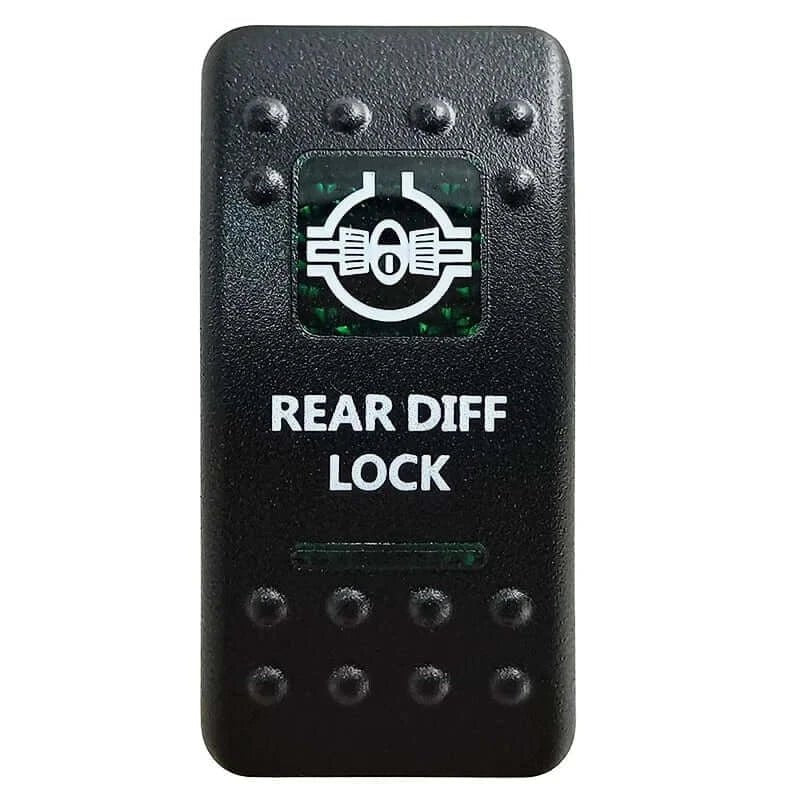 China China Rear Diff Lock Green Led Light Bar Rocker Switch SPST 5Pins/DPDT 7Pins For Car Marine Boat IP68 NARVA Carling ARB Auto Parts Camper Replacement