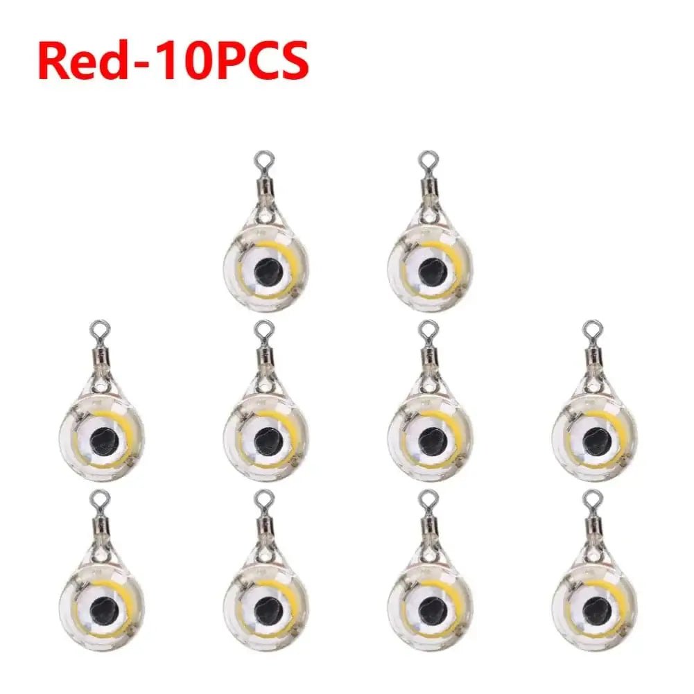 China China Red 2 5-20PCS Mini Fishing Lure Light LED Deep Drop Underwater Eye Shape Fishing Squid Fishing Bait Luminous Lure for Attracting Fish