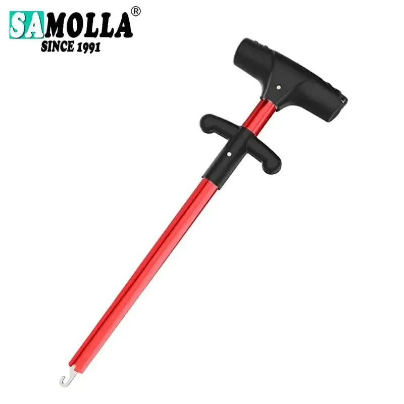 China China red large Fishing Hook Remover Tool Fishing Lure Remover Aluminum Tube Hook Detacher Portable Fish Hook Out Extractor