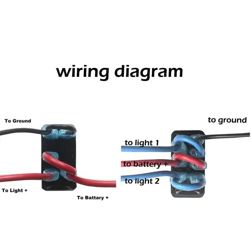 China China Red Led Light Bar Car Boat Rocker Switch 12V/24V Marine Grade Toggle Switch SPST/DPDT for Polaris Jeep Autosteer Auto Machinery