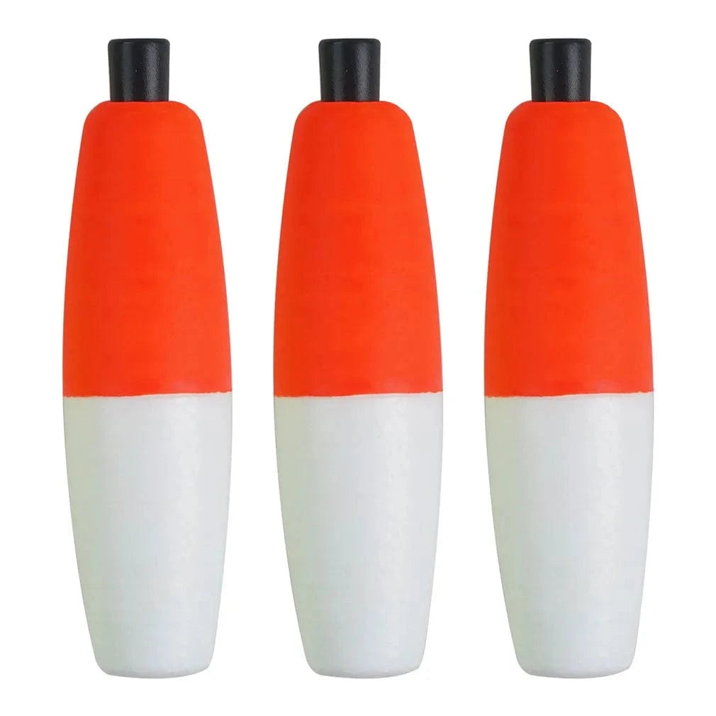 China China RED-WHITE / 2.5inch 14PCS 7/14Pcs Fishing Foam Floats catfish Buoy Fishing Bobbers Peg Float Indicator Corks for Catfishing Tackle Fly Fishing Tackle