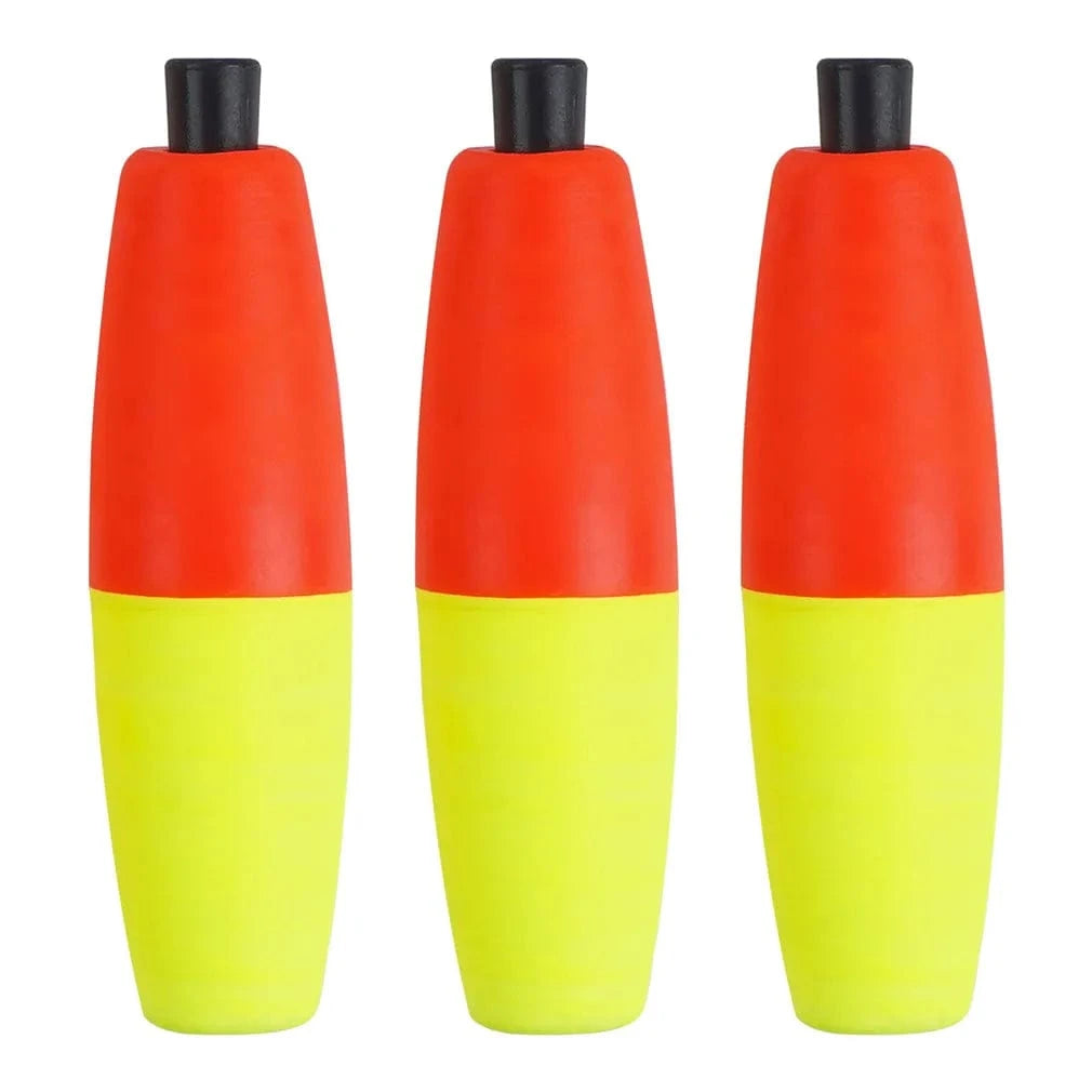 China China RED-YELLOW / 2inch 7PCS 7/14Pcs Fishing Foam Floats catfish Buoy Fishing Bobbers Peg Float Indicator Corks for Catfishing Tackle Fly Fishing Tackle