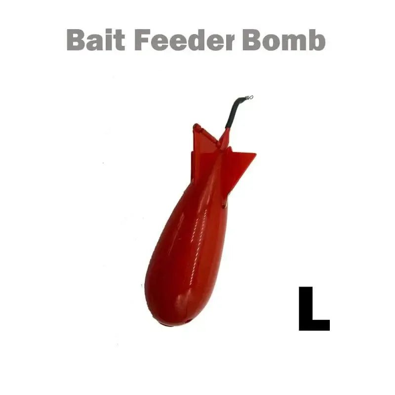 China China redL TOLU Fishing Rocket Feeder Large Small Spod Bomb Float Lure Bait Holder 2 Size Pellet Rockets Feeders Position Gear Accessories