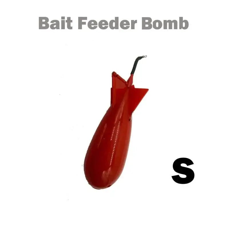 China China redS TOLU Fishing Rocket Feeder Large Small Spod Bomb Float Lure Bait Holder 2 Size Pellet Rockets Feeders Position Gear Accessories