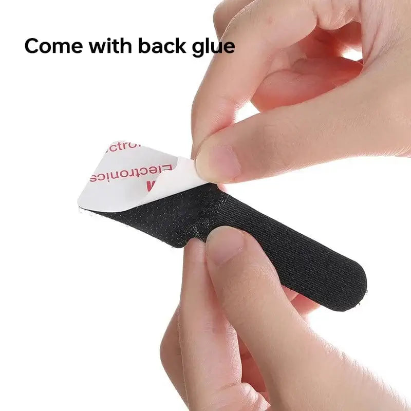 China China Reusable Cable Ties Fastening Wire Organizer Cord Rope Holder Self Adhesive Adjustable Cord Organizer Straps Desk Management