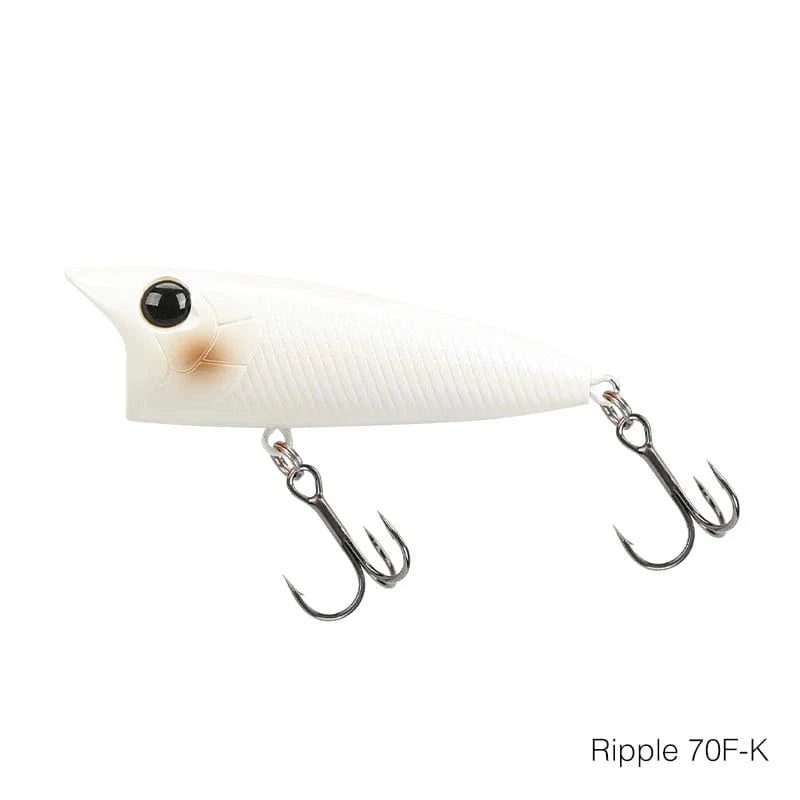 China China Ripple 70F-K / 70mm 2.75in 12g TSURINOYA 70mm 12g Fishing Lure Topwater Popper RIPPER 70F Long Casting Hard Bait Pike Bass Game Big Mouse Surface Model Wobble