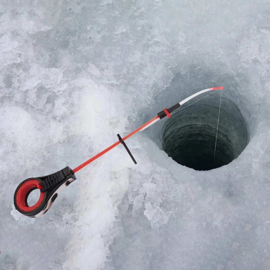 China China rod FISH KING 2 Section Mini Winter Fishing Rod Set Plastics Ice Fishing Spinning Rod Travel Bass Pike