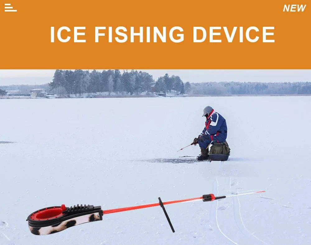 China China rod FISH KING 2 Section Mini Winter Fishing Rod Set Plastics Ice Fishing Spinning Rod Travel Bass Pike