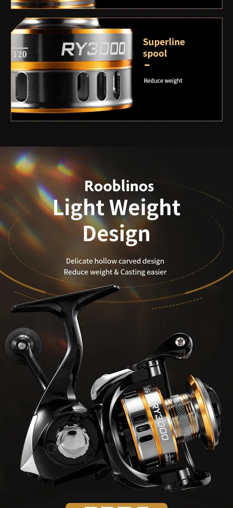 China China ROOBLINOS RY Spinning Reels Saltwater Freshwater Fishing Reel Ultralight Metal Frame Smooth And Tough High Speed Fishing Reels