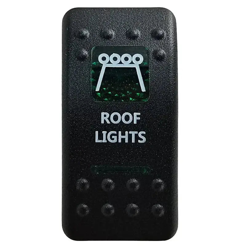 China China Roof Lights Green Led Light Bar Rocker Switch SPST 5Pins/DPDT 7Pins For Car Marine Boat IP68 NARVA Carling ARB Auto Parts Camper Replacement