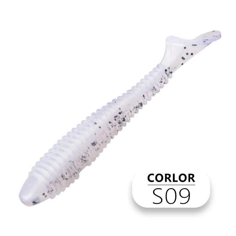 China China S09 / 180mm 1pcs MEREDITH Fishing Soft Lures Shad Swing Impact Fat Vibro Fat Soft Bait 75mm 85mm 180mm Tackle Lifelike Iscas Wobbler PVA Fishing