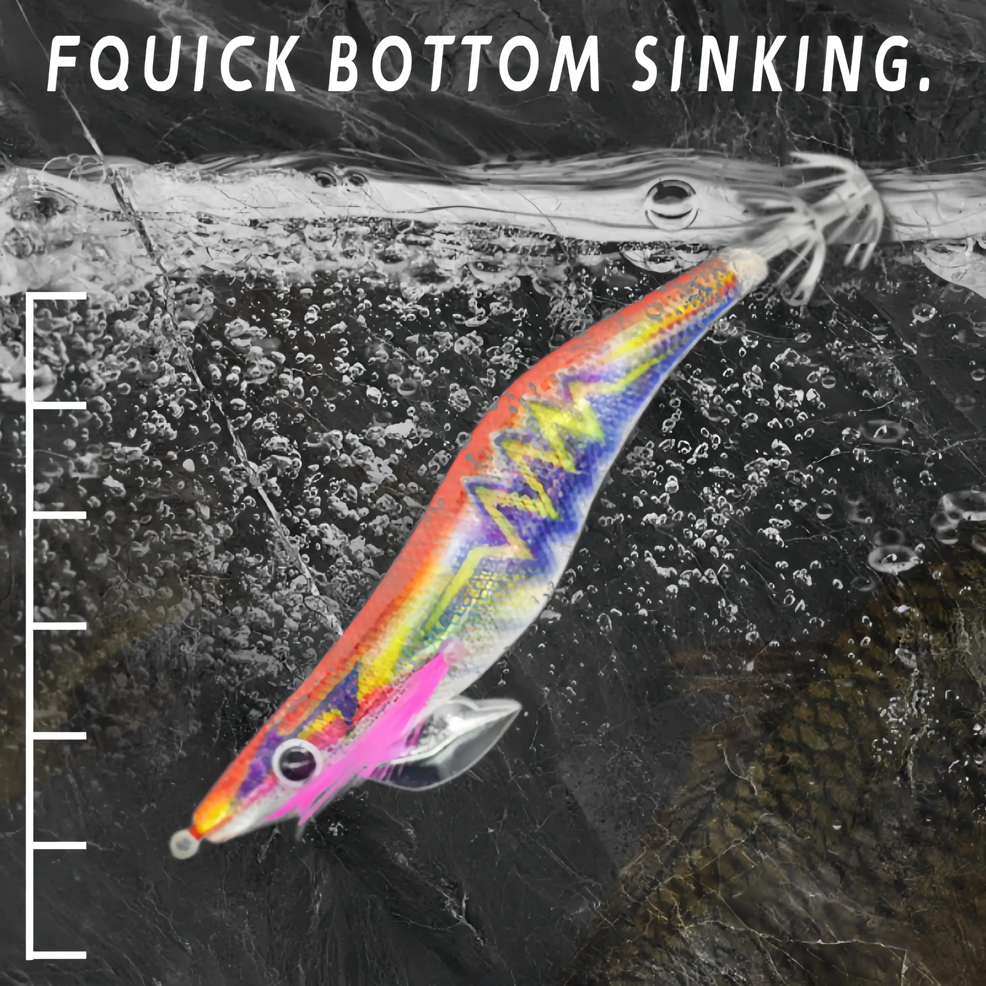 China China Sea.Yolo 15/19g Fishing Lure Luminous Squid Hook Octopus Cuttlefish Artificial Bait 3D EYE Wood Shrimp for Saltwater Freshwat