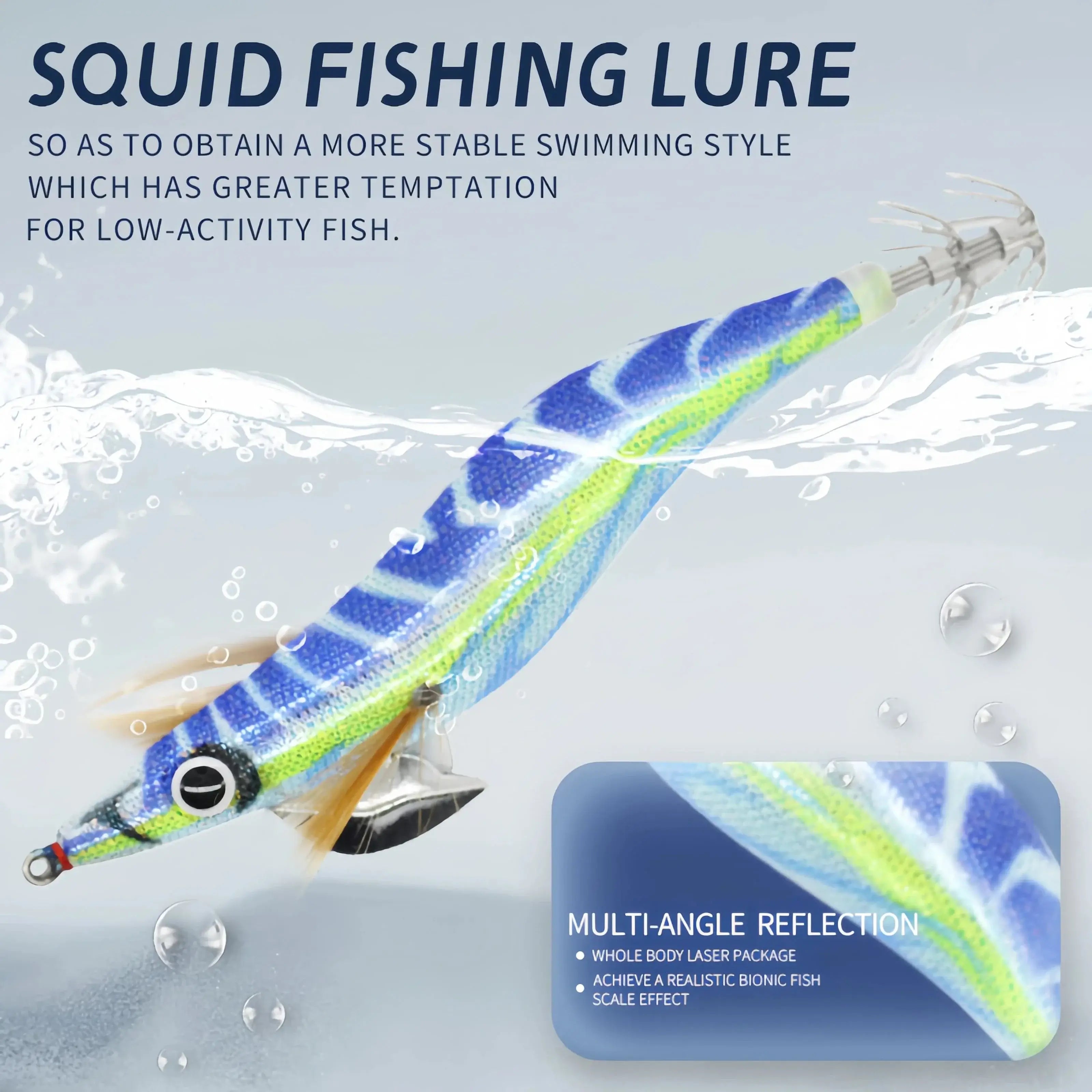 China China Sea.Yolo 15/19g Fishing Lure Luminous Squid Hook Octopus Cuttlefish Artificial Bait 3D EYE Wood Shrimp for Saltwater Freshwat