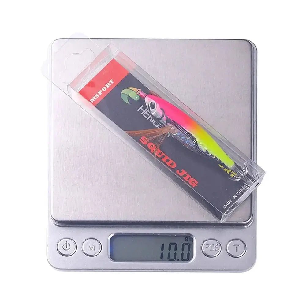 China China Sea.Yolo Horizontal Squid Trolling Lure Floating Luminous Squid Jigging Eging Wood Shrimp Hook Artificial Squid Lure for Fishing