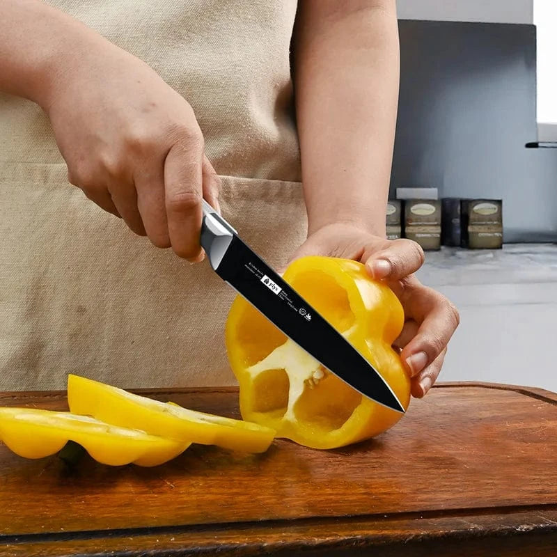 China China Seiko all-steel integrated knife with knife set - high-end kitchen knife - Gradual new fruit knife, sharp fruit - meat knife