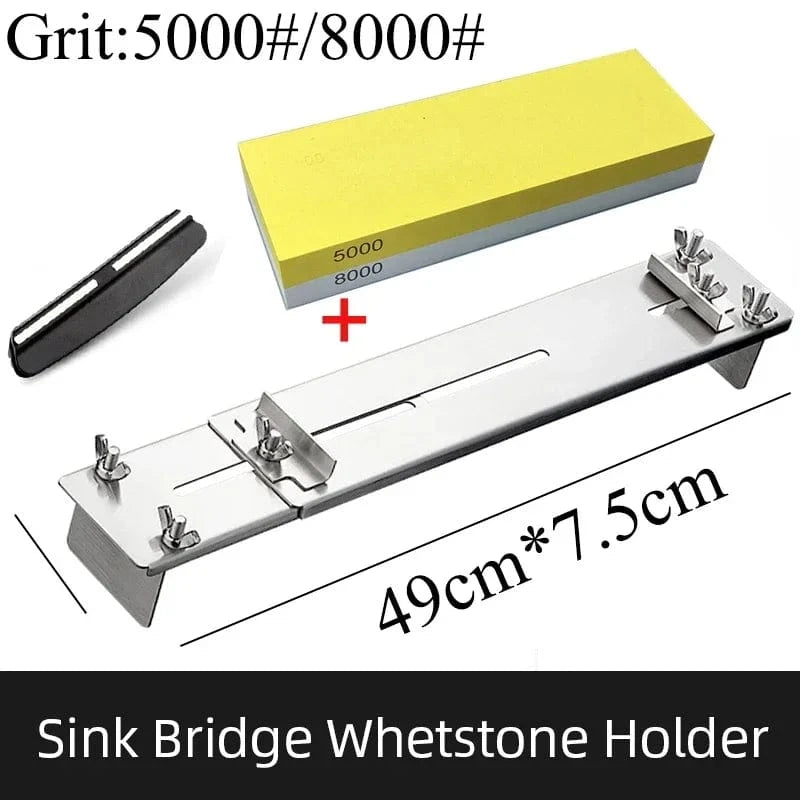 China China set G / as picture show 30-45cm Sink Bracket Sharpening Stone Holder Base Adjustable Knife Sharpener Metal Whetstone Grinder Kitchen Wet Chisel Pedestal