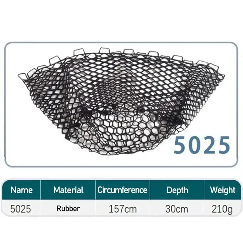 China China Silicone Fishing Net Head Durable Fly Fishing Replacement Mesh Net 30cm 50cm 60cm Depth Mesh Landing Net Fishing Accessory Tool