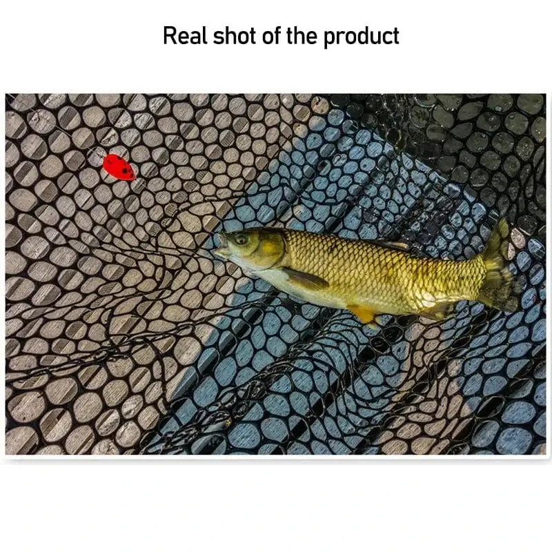 China China Silicone Fishing Net Head Durable Fly Fishing Replacement Mesh Net 30cm 50cm 60cm Depth Mesh Landing Net Fishing Accessory Tool