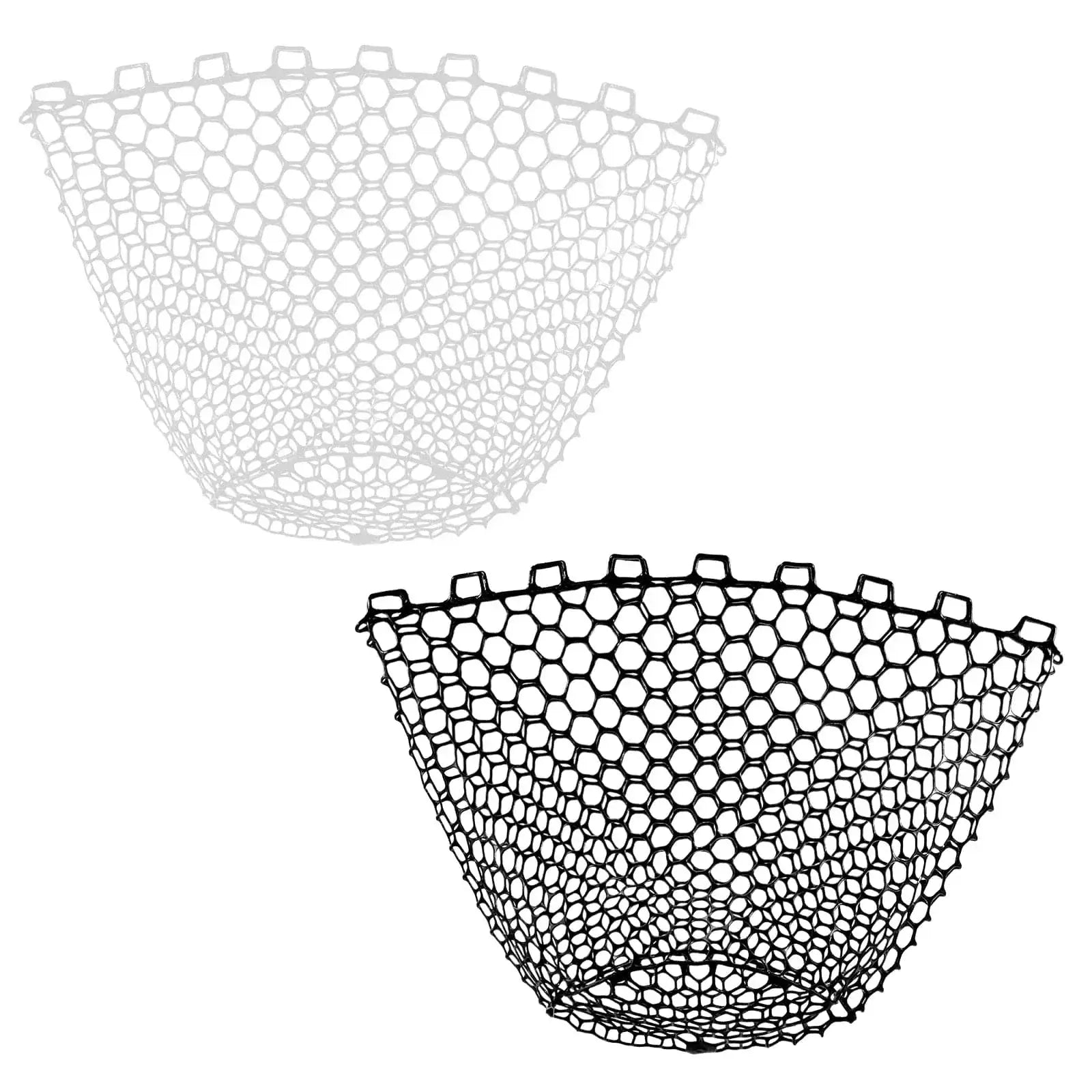China China Silicone Fishing Net Head Durable Fly Fishing Replacement Mesh Net 30cm 50cm 60cm Depth Mesh Landing Net Fishing Accessory Tool