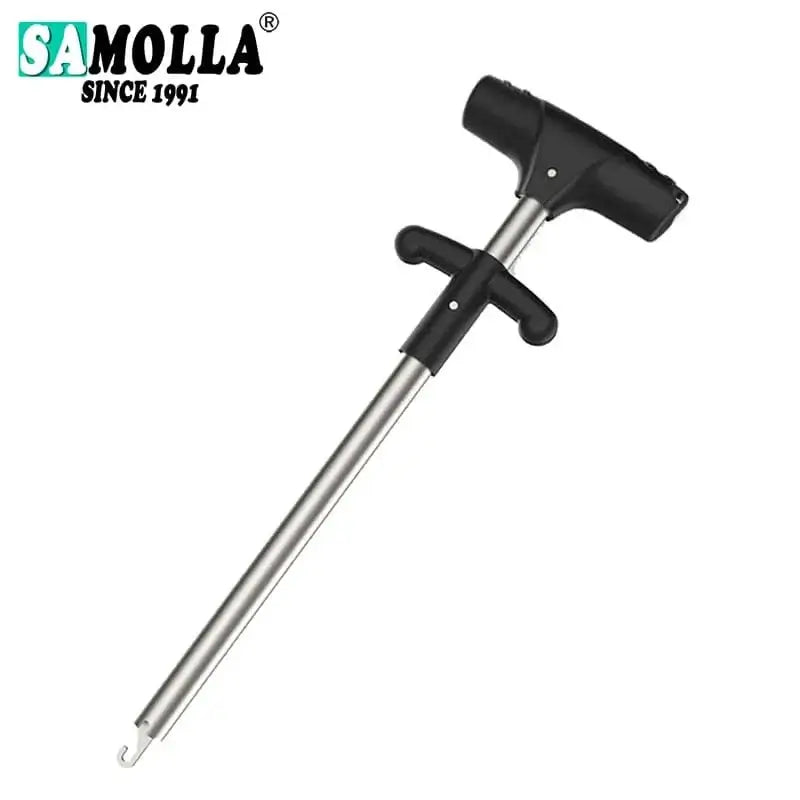 China China silver large Fishing Hook Remover Tool Fishing Lure Remover Aluminum Tube Hook Detacher Portable Fish Hook Out Extractor