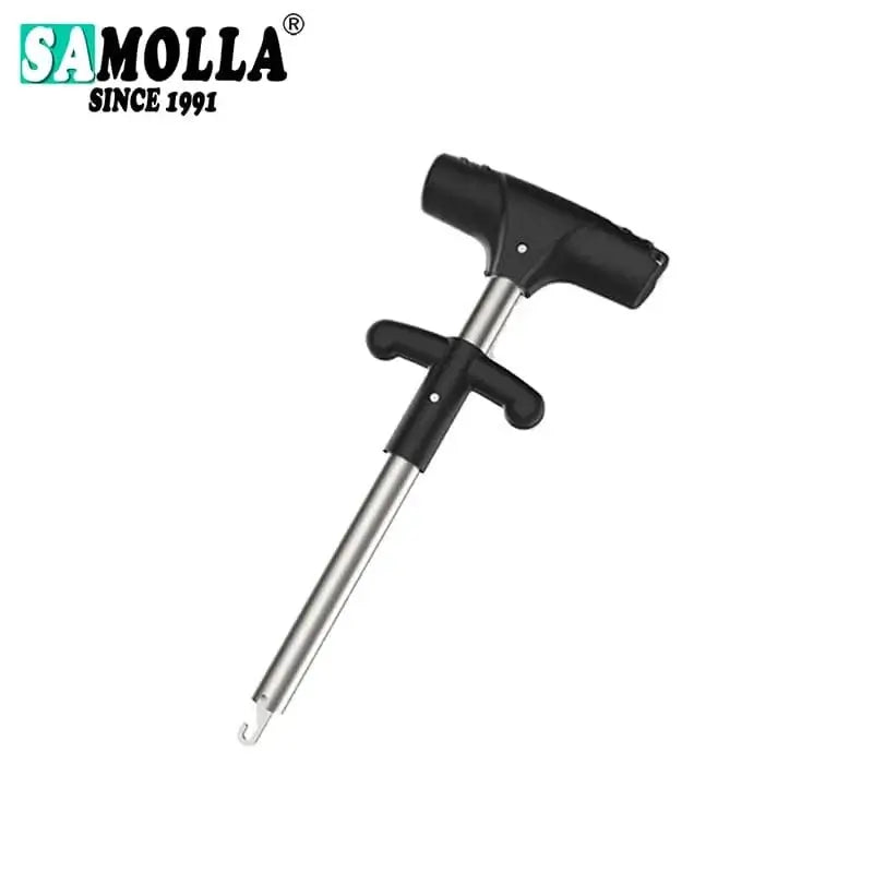 China China silver small Fishing Hook Remover Tool Fishing Lure Remover Aluminum Tube Hook Detacher Portable Fish Hook Out Extractor
