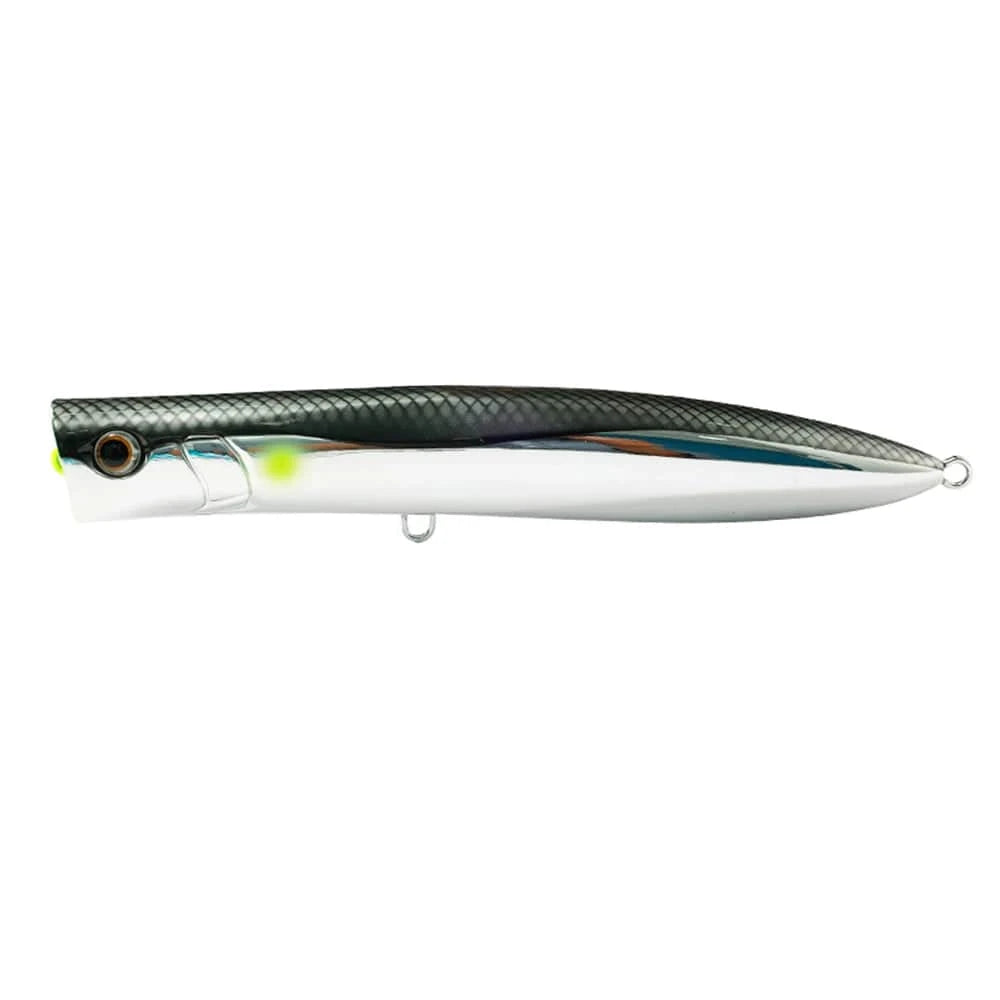 China China Silver Without Hook JIGGINGPRO 190mm 60g Topwater Slim Popper Lure Sea Floating Fishing Lure Amberjack Kingfish Tuna GT Bait