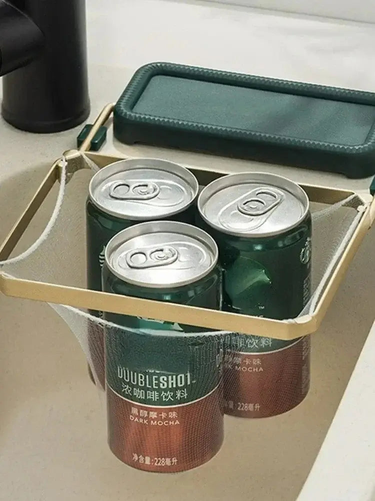 China China Sink Filter Rack Kitchen Foldable Sink Strainer Mesh Bag Stand Waste Garbage Net Shelf Anti-Clogging Disposable Garbage Mesh Bag