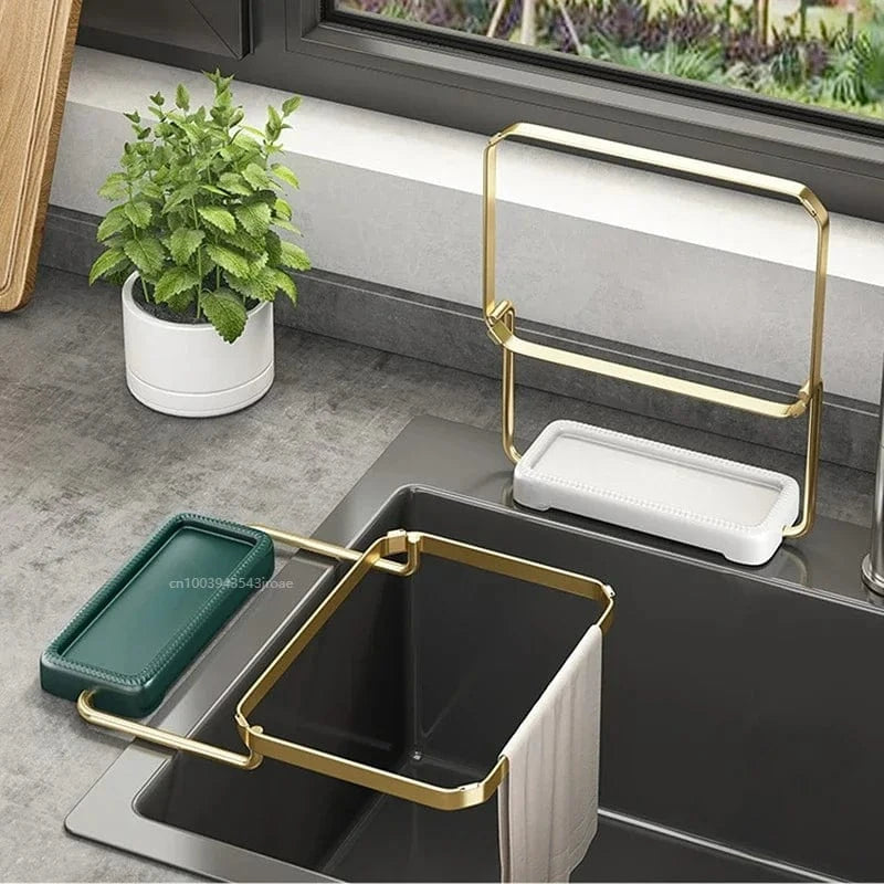 China China Sink Filter Rack Kitchen Foldable Sink Strainer Mesh Bag Stand Waste Garbage Net Shelf Anti-Clogging Disposable Garbage Mesh Bag
