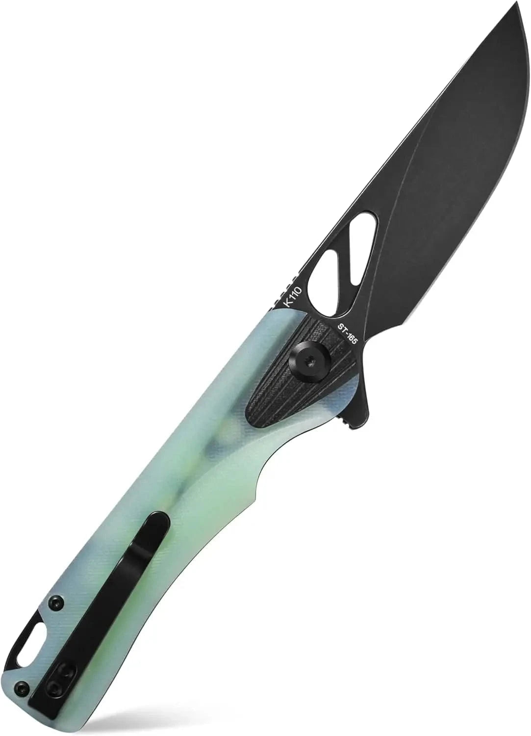 China China Sitivien ST165 Folding Knife K110 Steel Blade with G10 Handle EDC Tool Knife Pocket Knife for Outdoor Camping Hiking Fishing