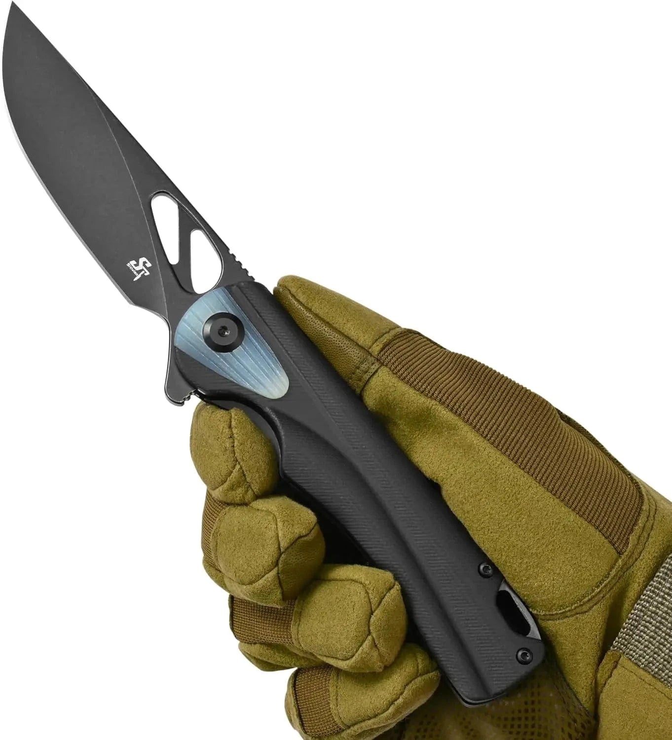 China China Sitivien ST165 Folding Knife K110 Steel Blade with G10 Handle EDC Tool Knife Pocket Knife for Outdoor Camping Hiking Fishing