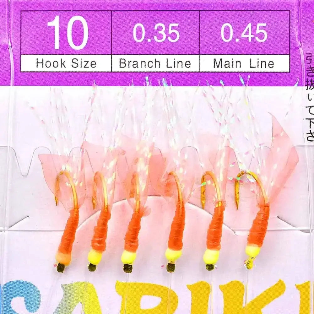 China China Size  10 5 Packs Sabiki rigs Bionic Fish Skin Sea Bait Artificial Feather Barbed String Hook with Luminous Beads Fishing tackle Pesca