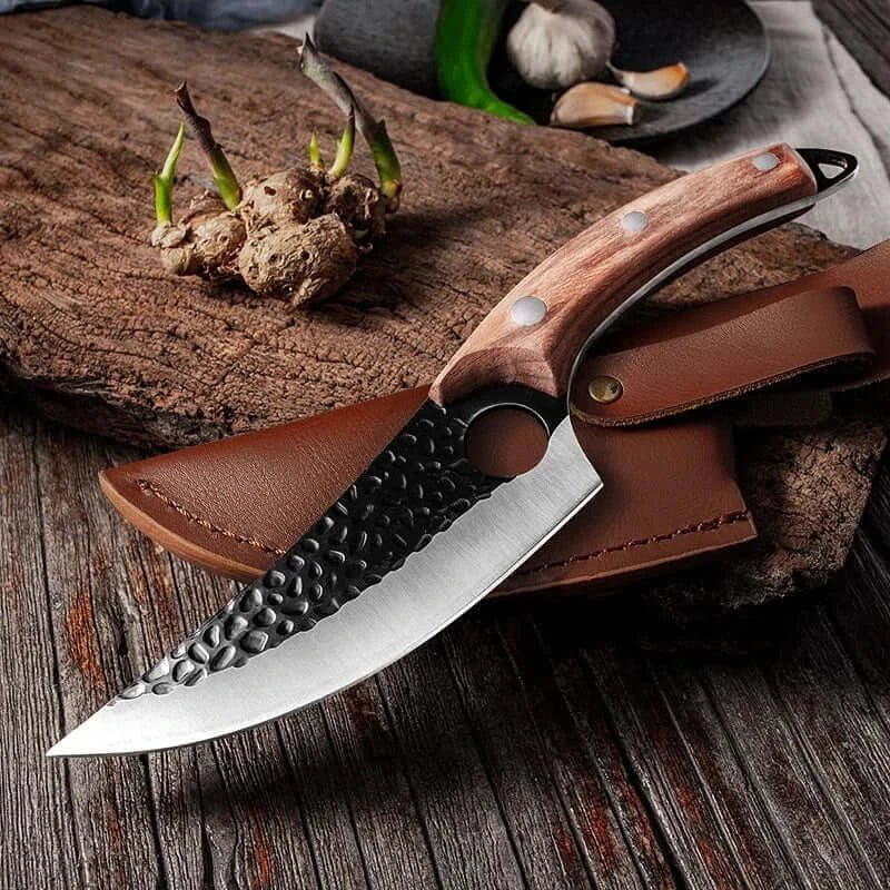 China China Size 5 Stainless Steel Kitchen Boning Knife Handmade Fishing Knife Meat Cleaver Outdoor Cooking Cutter Butcher knife Cutter