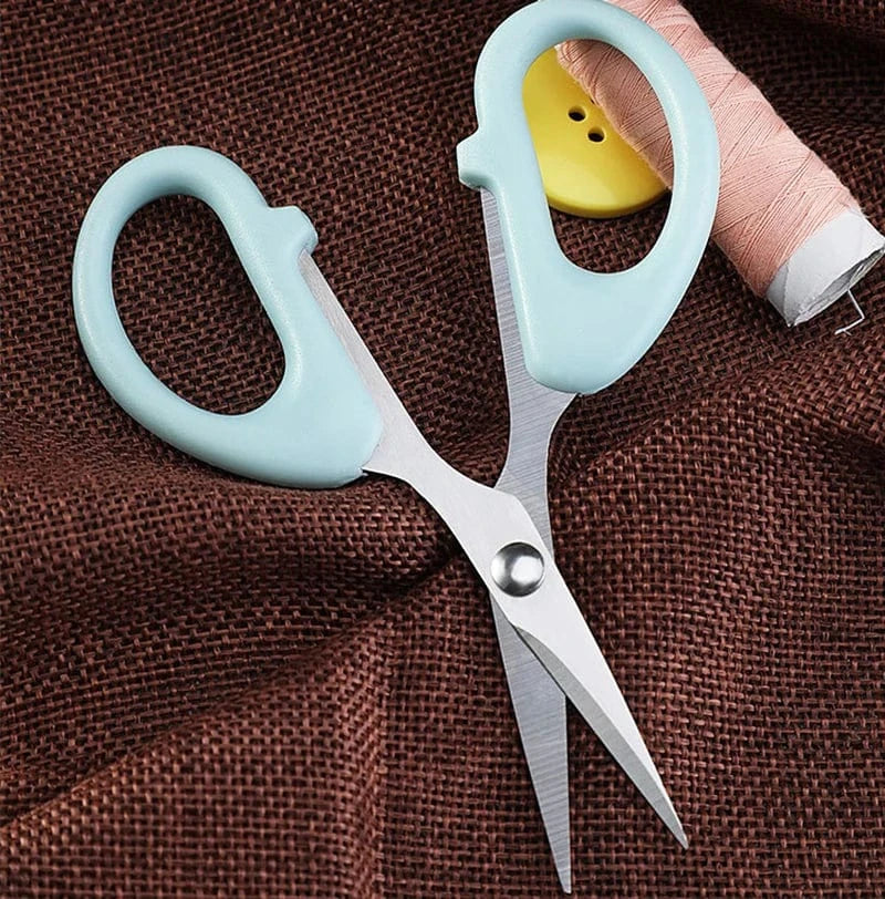 China China Sky blue Stainless Steel Fishing Scissor Portable Scissor Plier Cut PE line Braid Line Cutter Plies Carp Fishing Tools Accessories