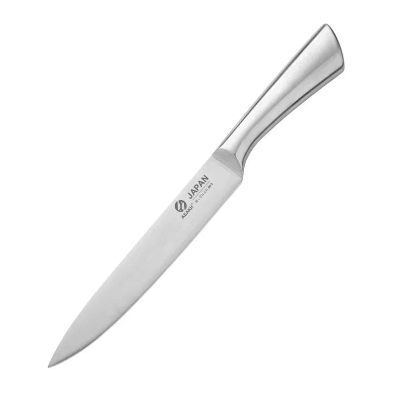 China China slicing knife Stainless Steel Kitchen Knife Kitchen Knives Set Chef Knives Sets Chef Slicer Paring Bread Utility Knife Scissors Sharpener