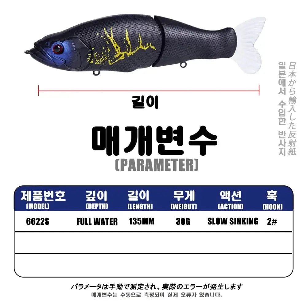 China China Slow Sinking SwimBaits Fishing Lures 30G Whopper Vibration Soft Tail or Pike And Bass Hard Baits  Isca Artificiall Accessories