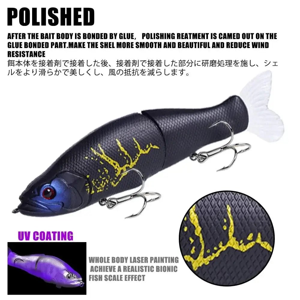 China China Slow Sinking SwimBaits Fishing Lures 30G Whopper Vibration Soft Tail or Pike And Bass Hard Baits  Isca Artificiall Accessories