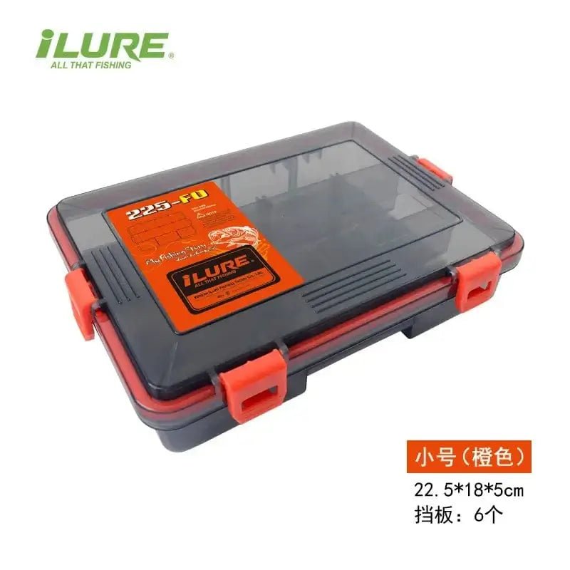 China China Small size orange ILURE Fishing Tackle Box Large Capacity Waterproof Fishing Accessories Fish Hook Storage Lure Bait Organizer Boxes Fishing Goods