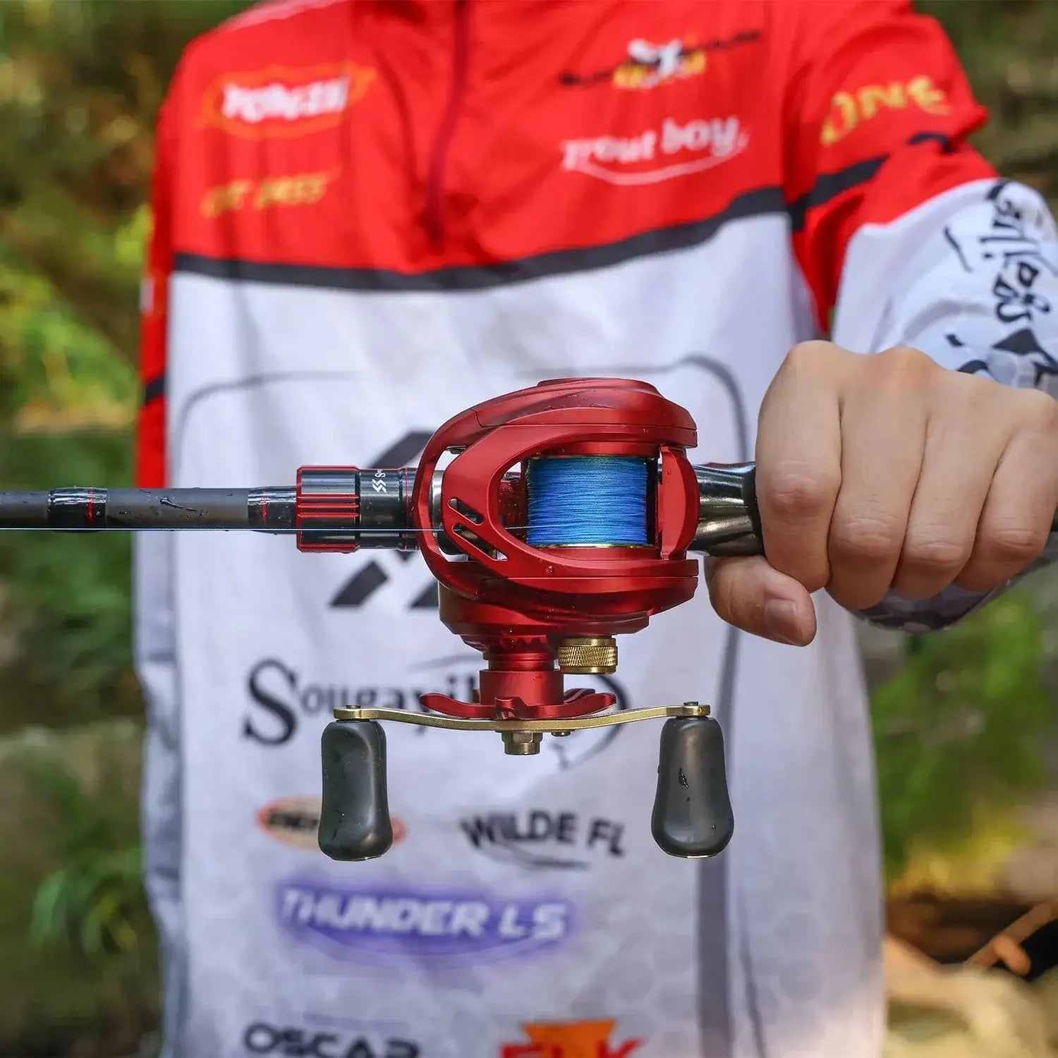 China China Sougayilang Baitcasting Fishing Reel 7.2:1 High Speed Gear Ratio Max Drag 10kg Casting Reel for Bass Pike Fishing Tools
