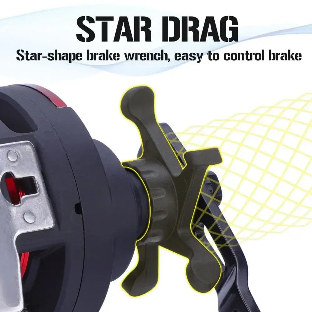 China China Sougayilang baitcasting reel Trolling Drum Fishing Reels Left/Right Hand 3+1BB Trolling Drum Fishing Reel  Max Drag 28kg Pesca