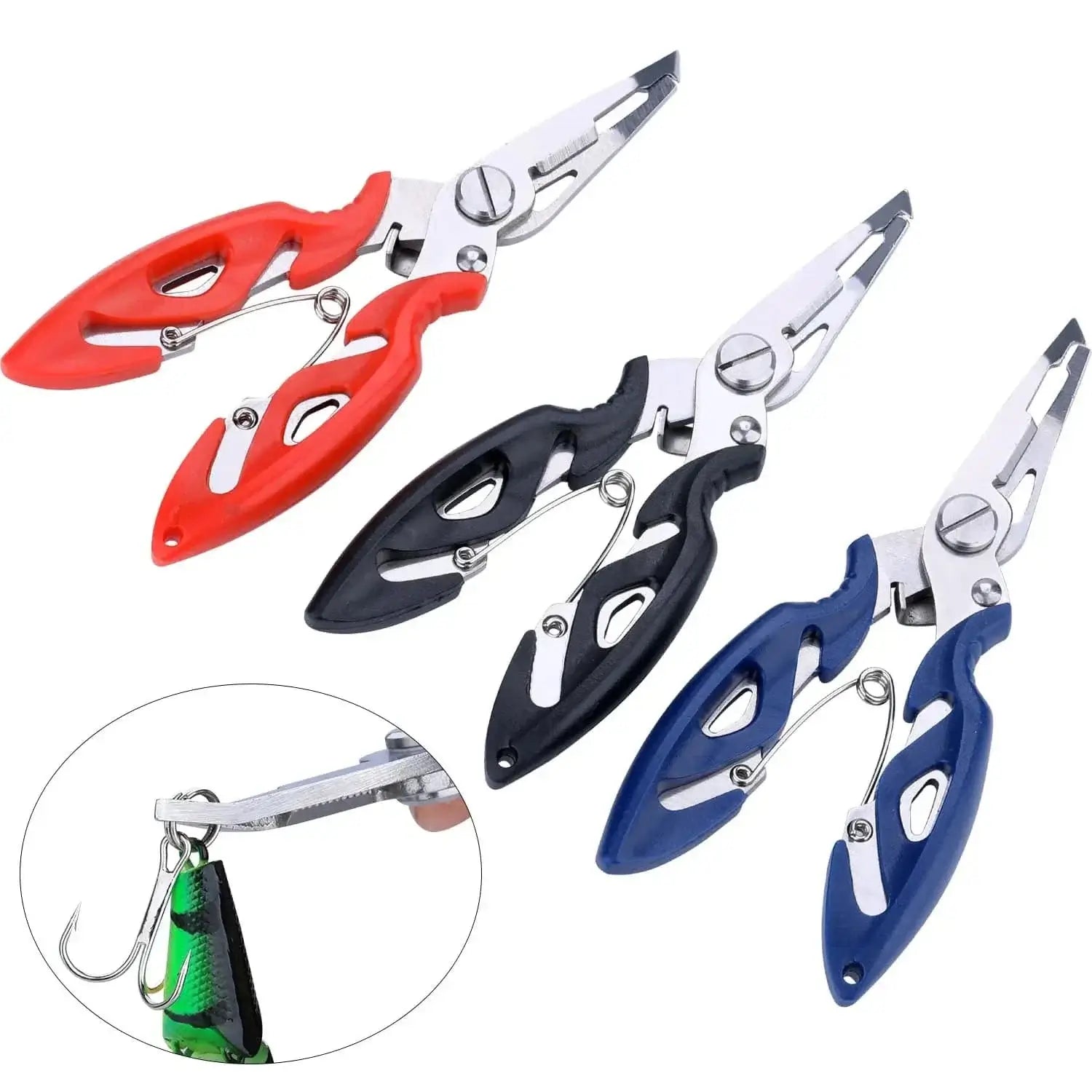 China China Sougayilang Fishing Pliers Fish Grip Tools Saltwater Resistant Aluminum Pliers EVA Handle Split Ring Hook Remover Pesca