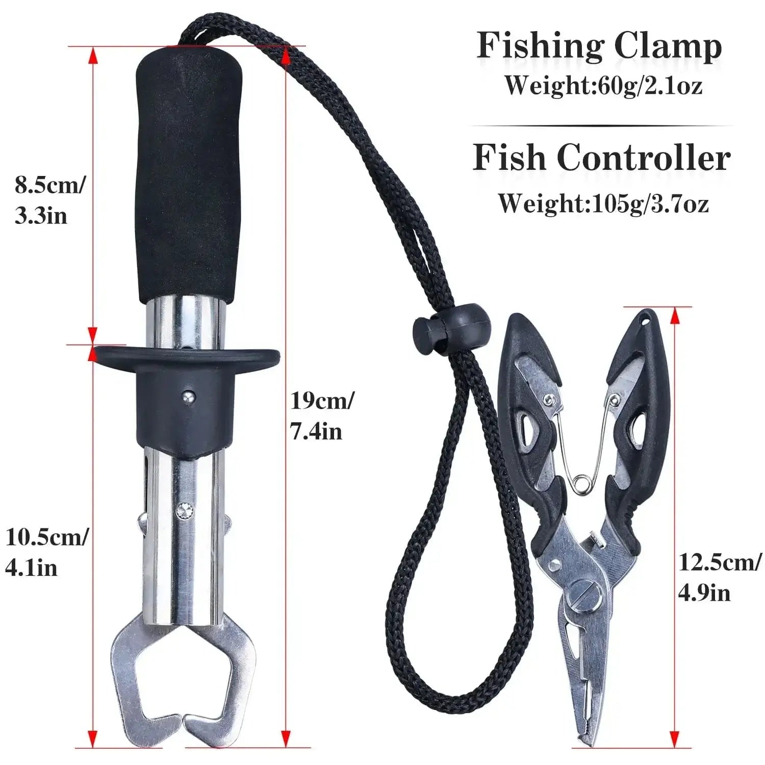 China China Sougayilang Fishing Pliers Fish Grip Tools Saltwater Resistant Aluminum Pliers EVA Handle Split Ring Hook Remover Pesca
