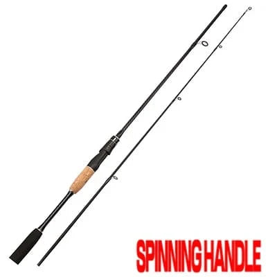 China China Spinning Rod / 1.65M Baitcasting Spinning Travel Carbon 2 Section Fishing Rods Casting Weight 8-25g Power Ultralight Lure Trout Mini Pole