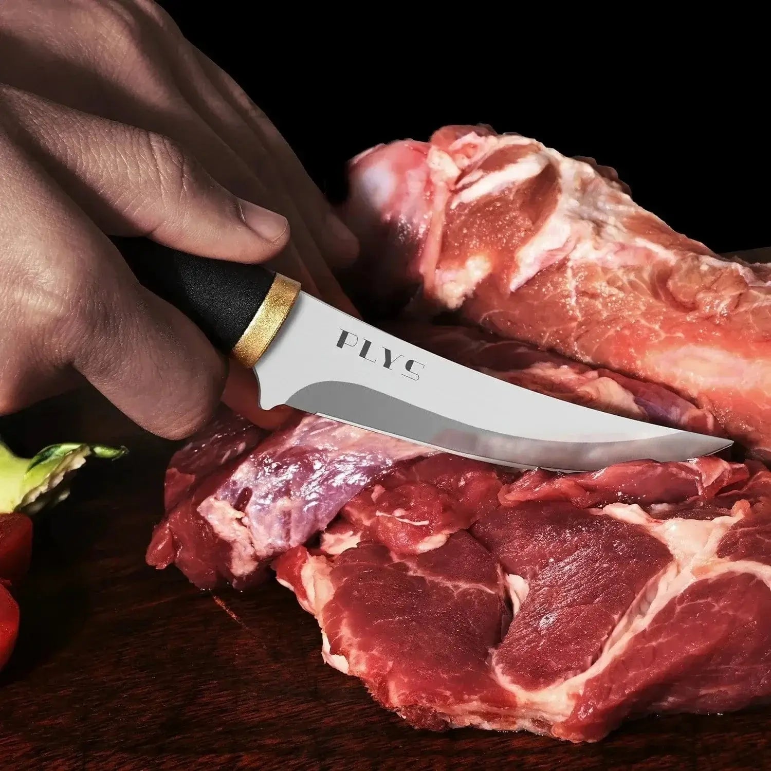 China China Stainless Steel Boning Knife Carrying Portable Outdoor Knife Barbecue Meat Cleaver Fishing Knife Paring Knife Camping Hunting