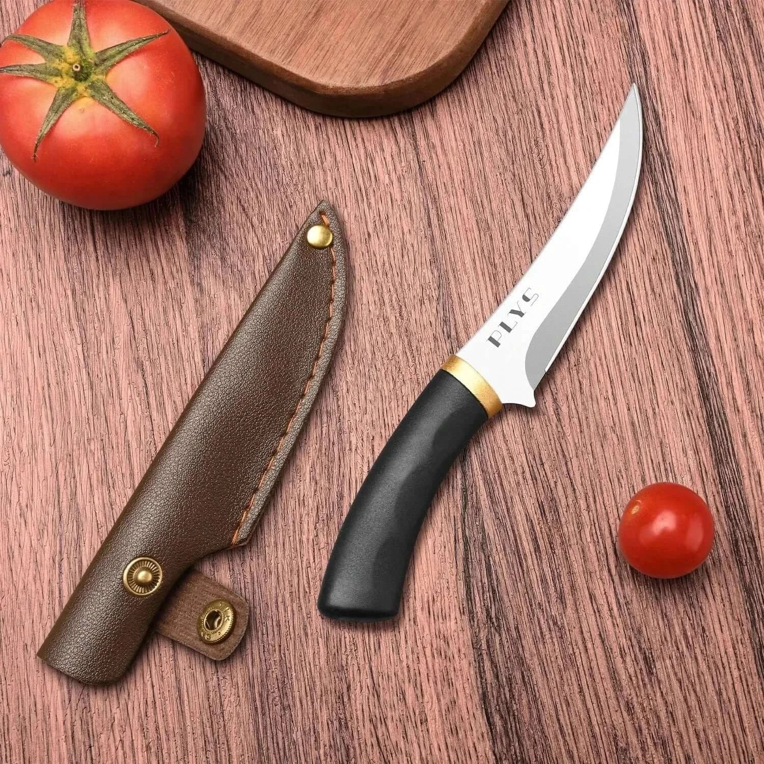 China China Stainless Steel Boning Knife Carrying Portable Outdoor Knife Barbecue Meat Cleaver Fishing Knife Paring Knife Camping Hunting